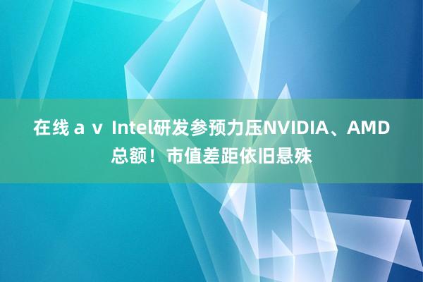 在线ａｖ Intel研发参预力压NVIDIA、AMD总额！市值差距依旧悬殊